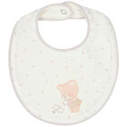 Ivory Babygrow, Hat & Bib Set, 2, hi-res