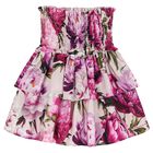 Girls Pink Peony Skirt, 1, hi-res
