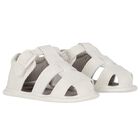 Baby Boys Ivory Sandals, 2, hi-res