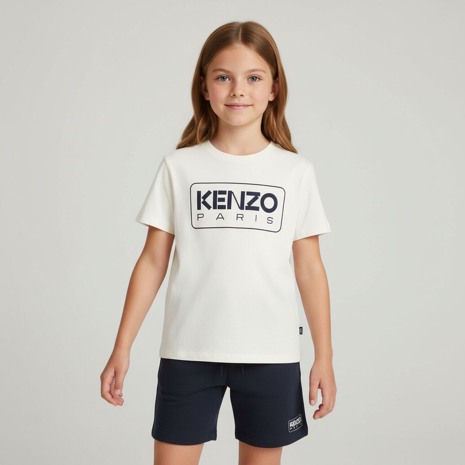 Ivory Logo T-Shirt, 1, hi-res