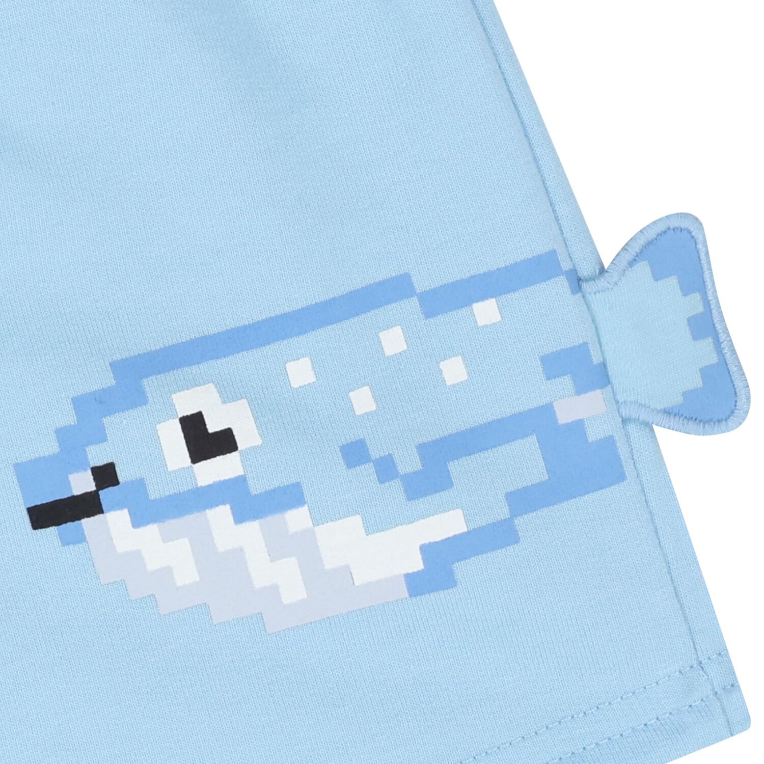 Younger Boys Blue Whale Shorts, 3, hi-res