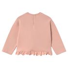 Younger Girls Pink London Phone Box Long Sleeve Top, 1, hi-res
