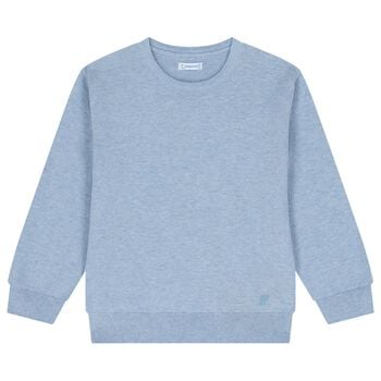 Boys Blue Knitted Jumper