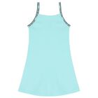 Girls Aqua Logo Dress, 1, hi-res