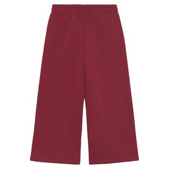 Girls Red Joggers