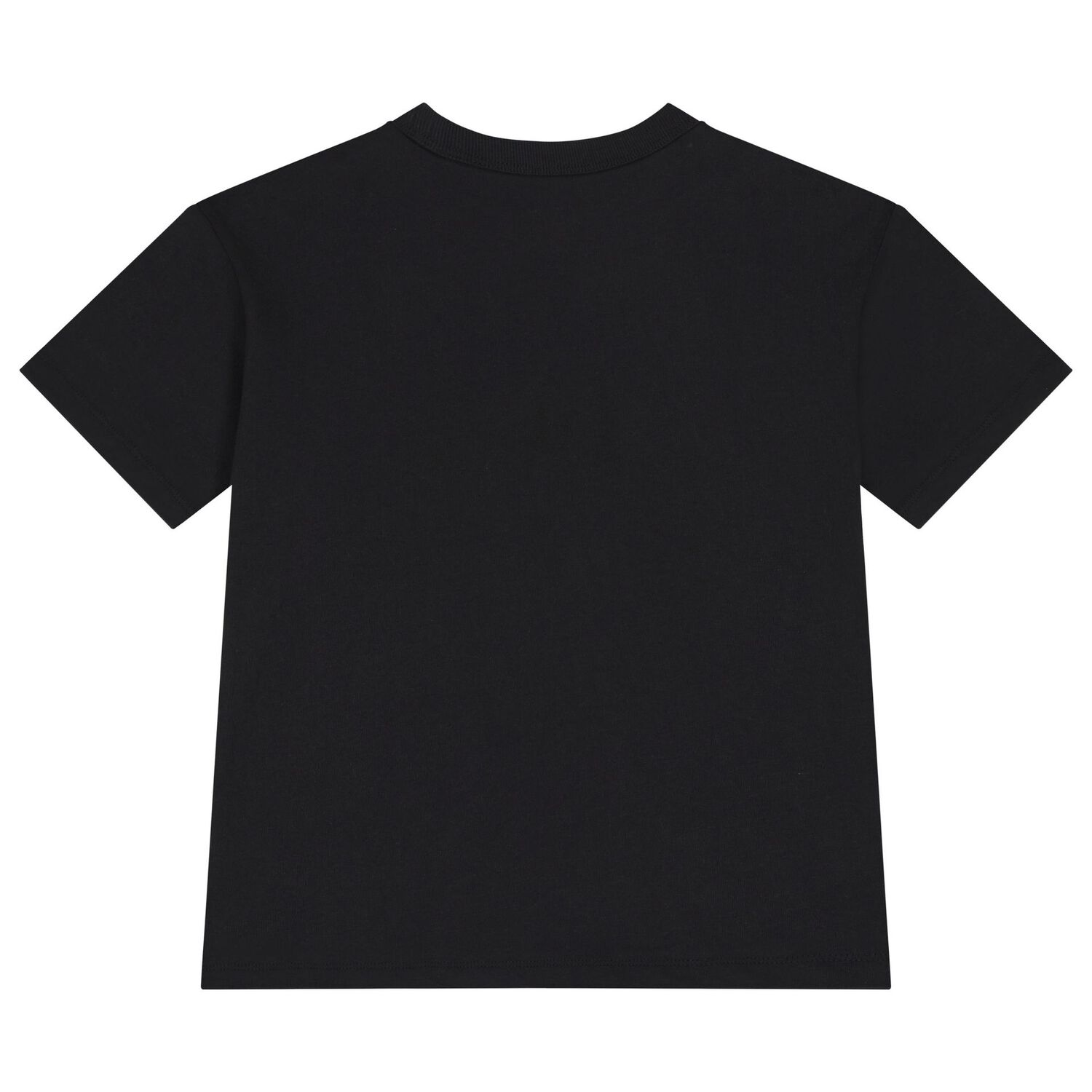 Girls Black Logo T-Shirt, 1, hi-res