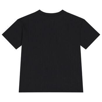 Girls Black Logo T-Shirt