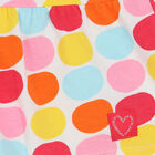 Girls White Polka Dot Dress, 1, hi-res