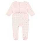Baby Girls Pink & Silver Logo Babygrow Gift Set, 2, hi-res