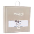 Baby Boys White & Blue Blanket, 2, hi-res