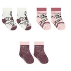 Girls Pink & White Logo Socks ( 3-Pack ), 1, hi-res