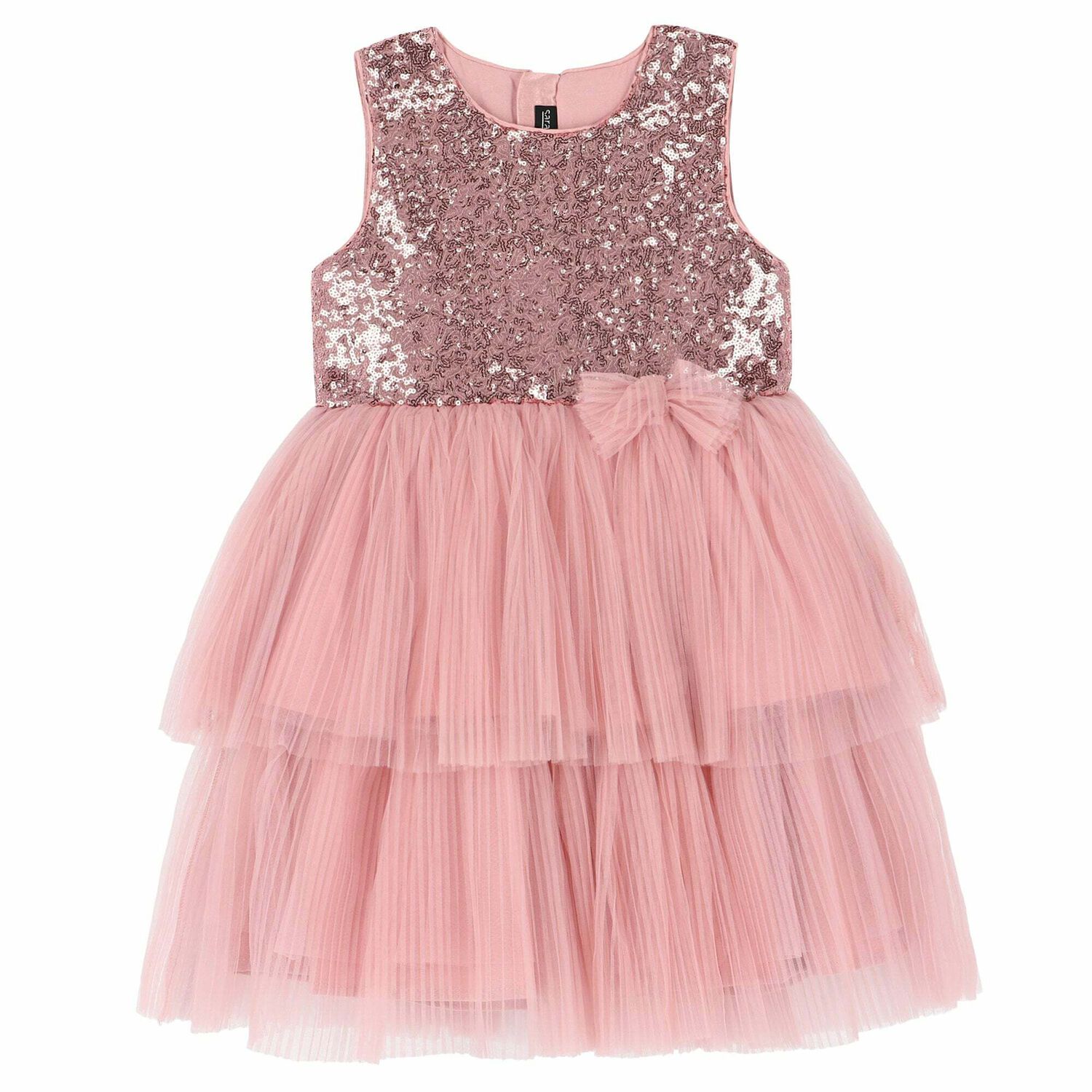 Girls Pink Special Occasion Dress, 1, hi-res
