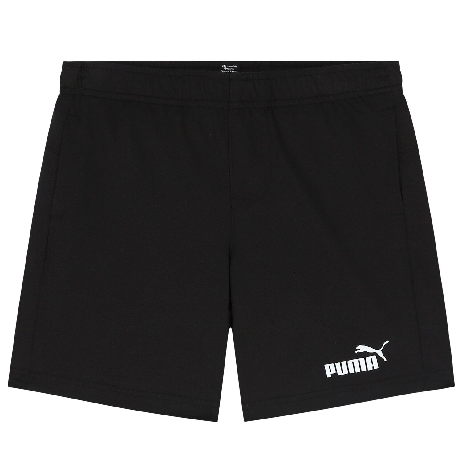 Boys White & Black Logo Shorts Set, 11, hi-res image number null