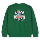Boys Green Dice Logo Sweatshirt, 1, hi-res