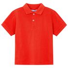 Boys Red Polo Shirt, 6, hi-res