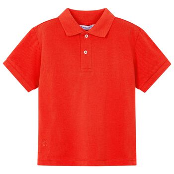 Boys Red Polo Shirt