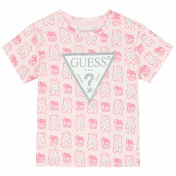 Baby Girls Pink Logo T-Shirt