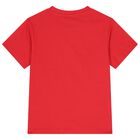 Boys White, Red & Navy Blue Shorts Set, 1, hi-res