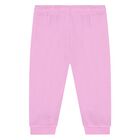 Younger Girls Pink Logo Tracksuit, 2, hi-res