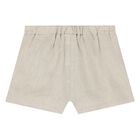 Younger Girls Ivory & Beige Dress Set, 1, hi-res