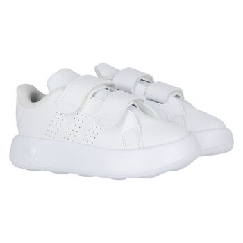 White Logo Velcro Bubblecomfy Trainers