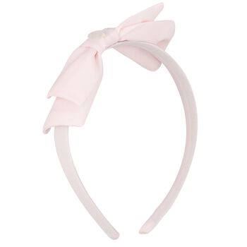 Girls Pink Chiffon Headband