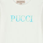 Girls Ivory Logo Long Sleeve Top, 1, hi-res