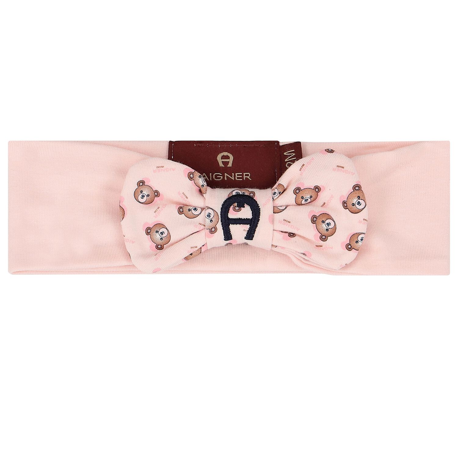 Baby Girls Pink Logo Headband, 2, hi-res image number null