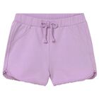 Younger Girls Lilac Shorts, 3, hi-res