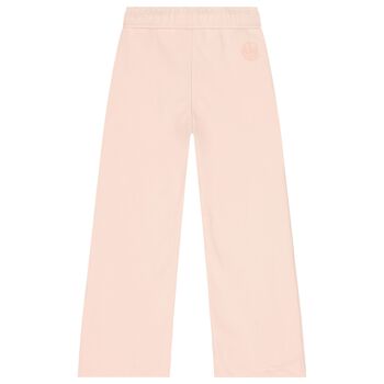 Girls Pink Logo Joggers