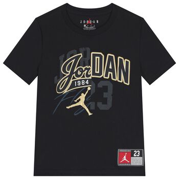 Nike Kids Boys Black Jordan T-Shirt, 1 Boys Black Jordan T-Shirt