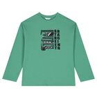 Boys White & Green Racing Car T-Shirt ( 2pack ), 1, hi-res