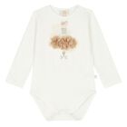 Baby Girls Ivory & Beige Tulle Skirt Set, 2, hi-res