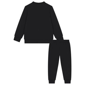 Black Logo Tracksuit