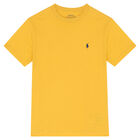 Boys Yellow Logo T-Shirt, 1, hi-res