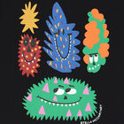 Boys Black Monster T-Shirt, 1, hi-res