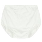 Baby Girls White & Blue Bow Dress Set, 1, hi-res