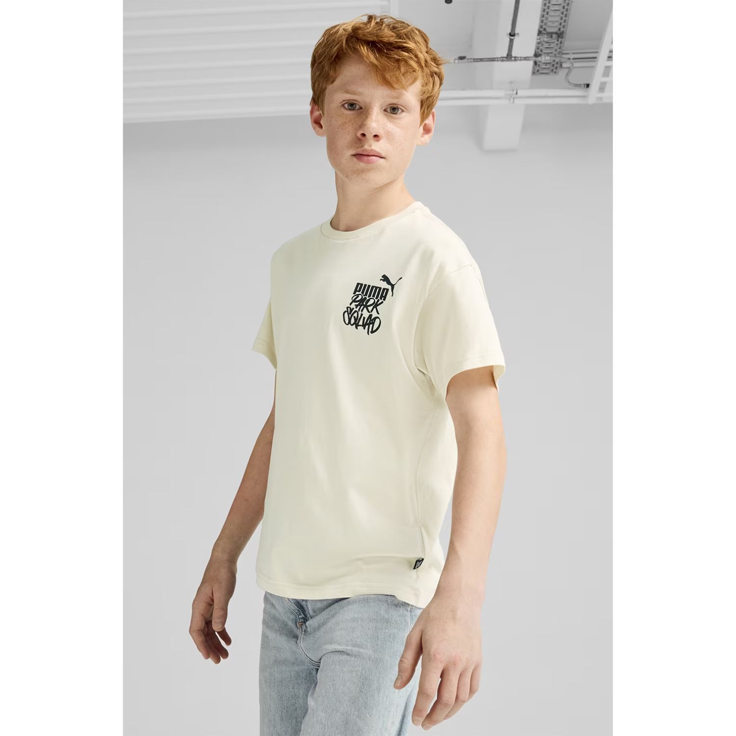 Boys Ivory Logo T-Shirt, 1, hi-res