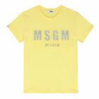 Yellow Logo Cotton T-Shirt, 1, hi-res
