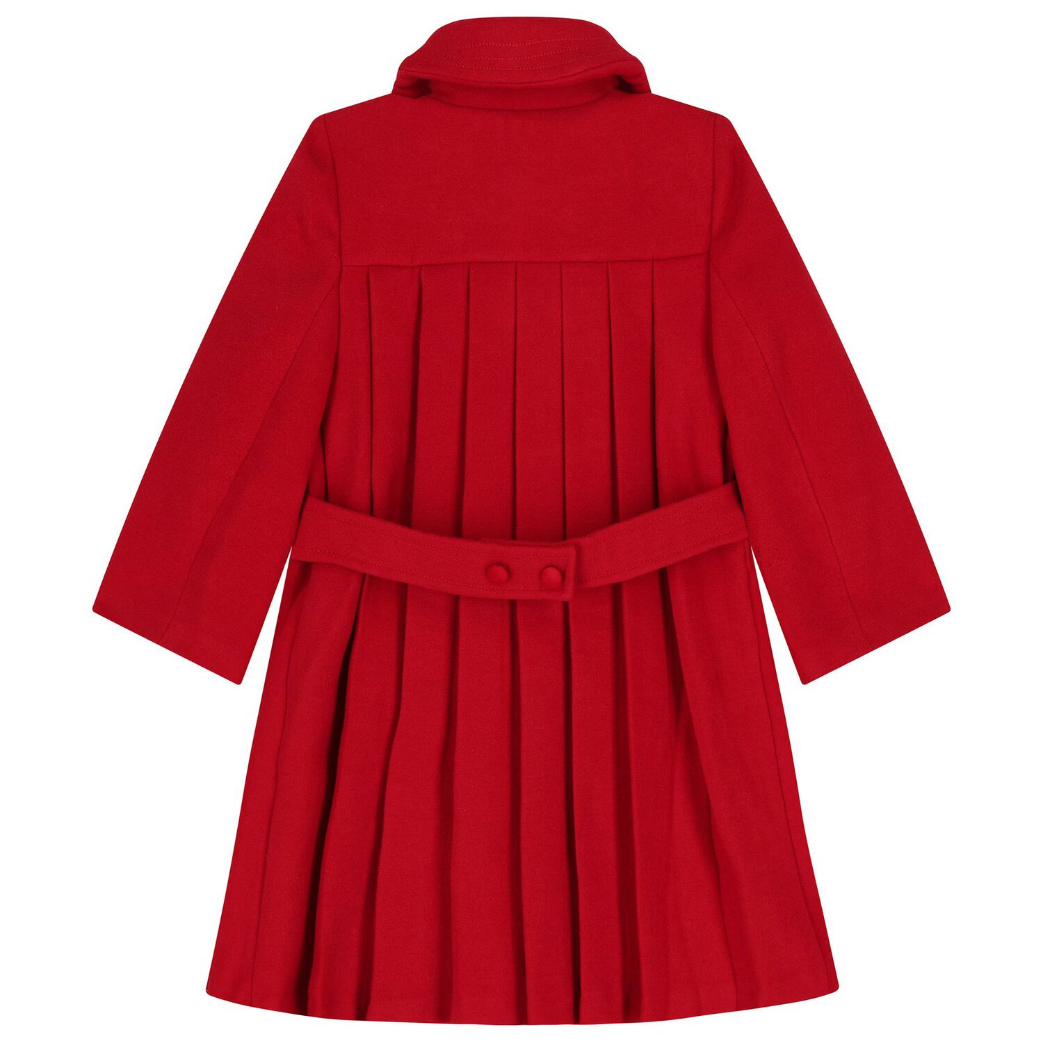 Girls Red Bow Coat , 1, hi-res