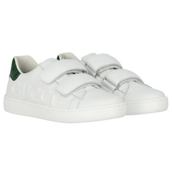 White Ace Leather Trainers