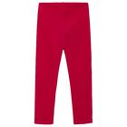 Girls Red Logo Leggings, 3, hi-res