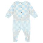 Baby Boys Blue Logo Babygrow Gift set, 1, hi-res