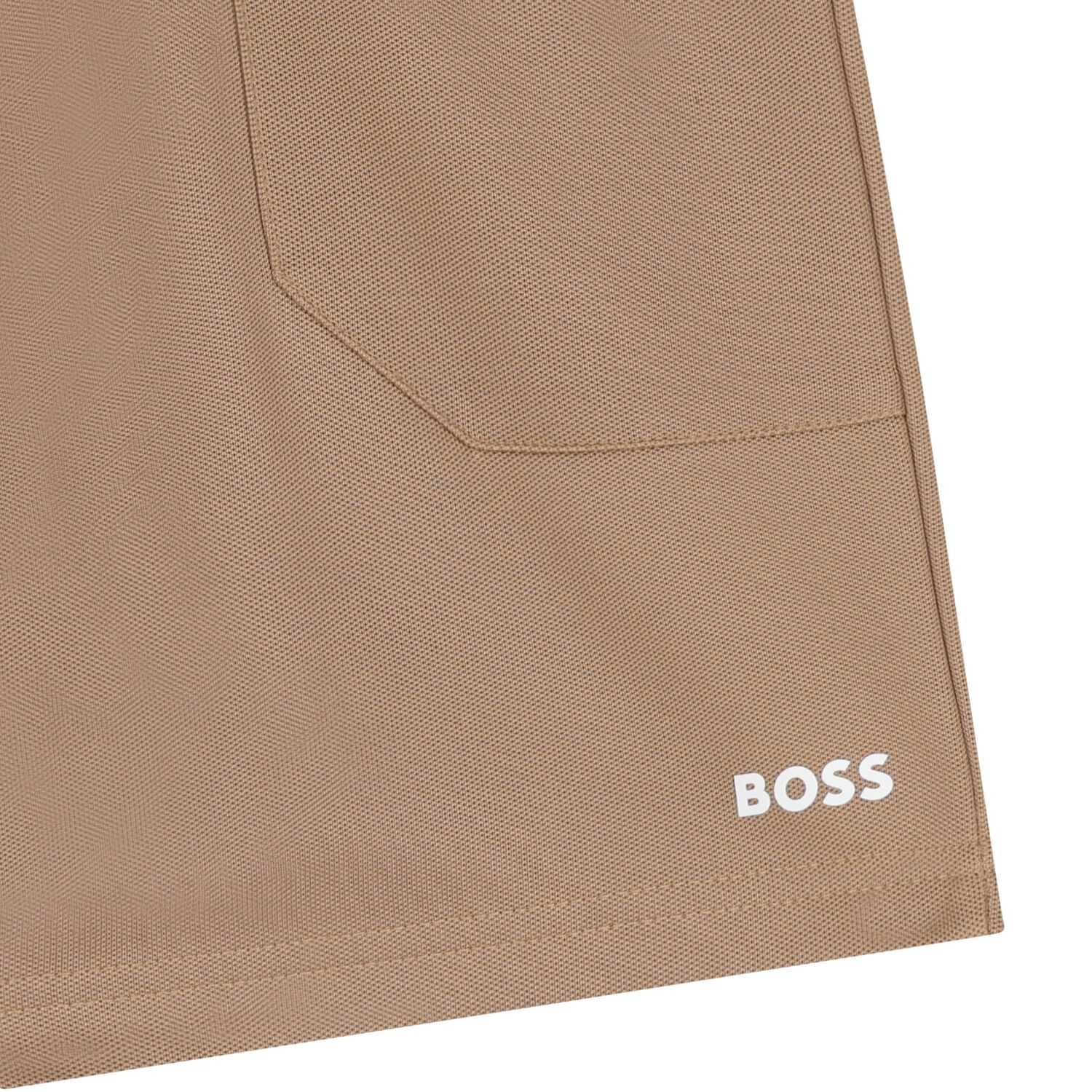 Boys Beige Logo Shorts, 2, hi-res image number null