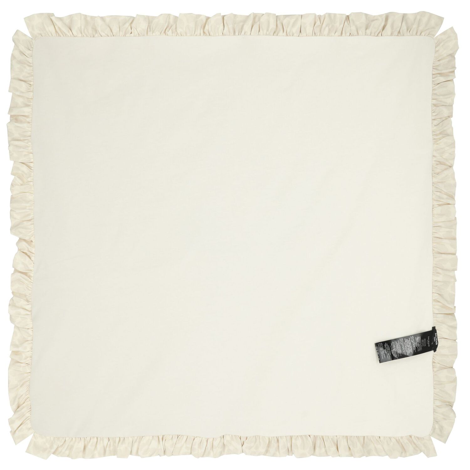 Baby Girls Beige Logo Blanket, 1, hi-res