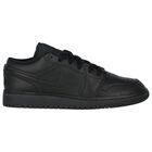 Black Air Jordan 1 Low Trainers, 1, hi-res