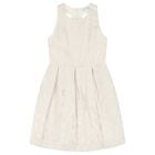 Girls Beige Dress, 2, hi-res