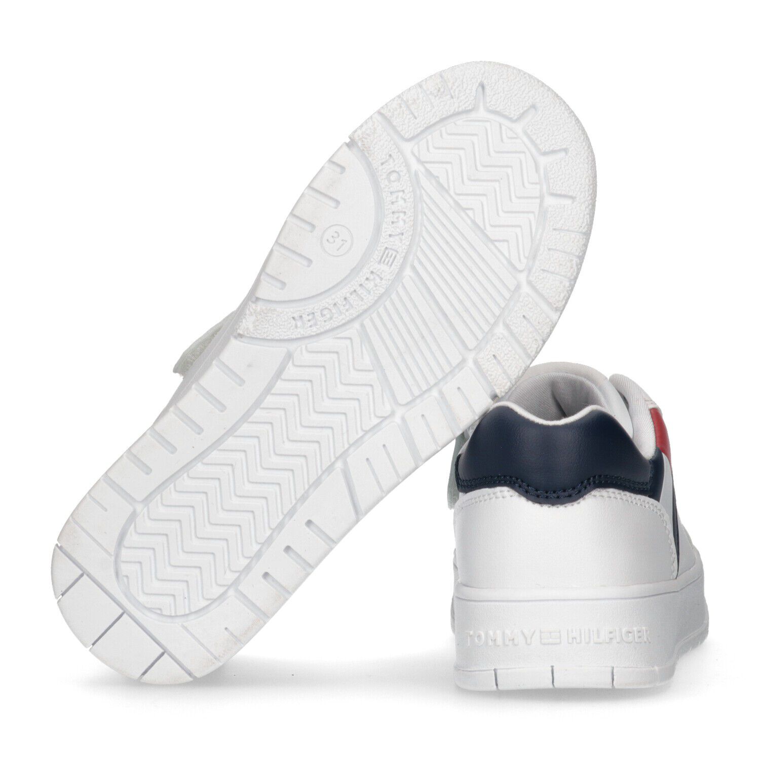 Boys White Logo Trainers, 1, hi-res image number null