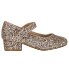 Girls Multi-Coloured Glitter Shoes, 2, hi-res