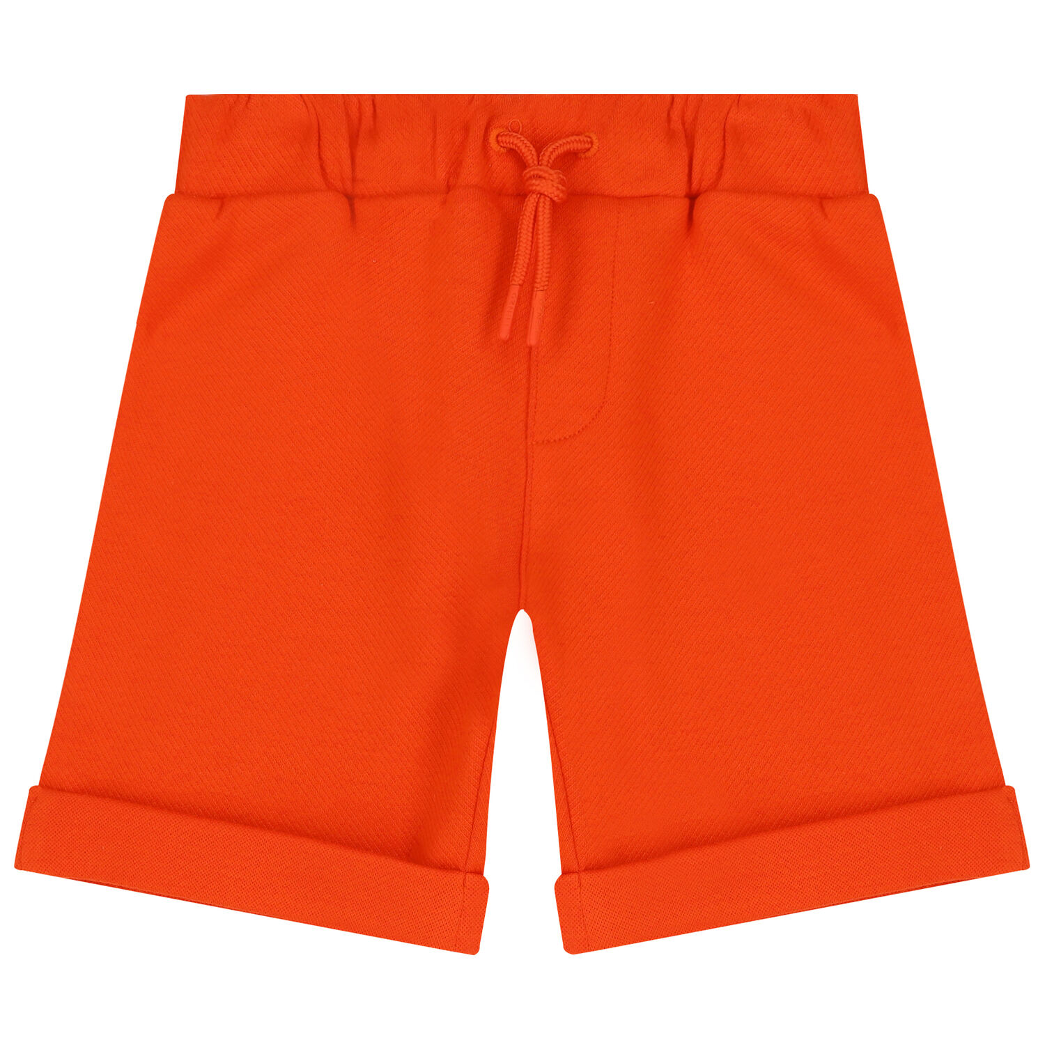Younger Boys Orange Logo Shorts, 1, hi-res